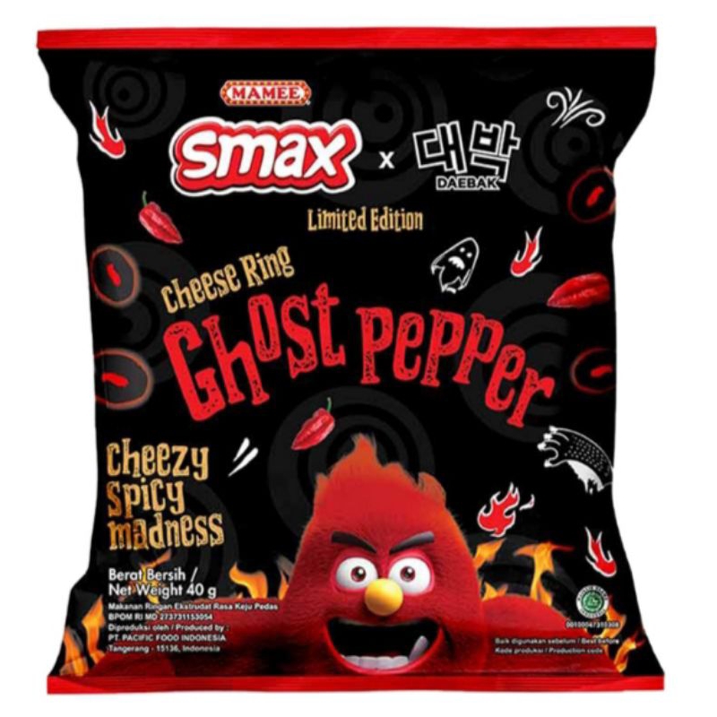 

MAMEE Smax Cheese Ring Ghost Pepper 40 g