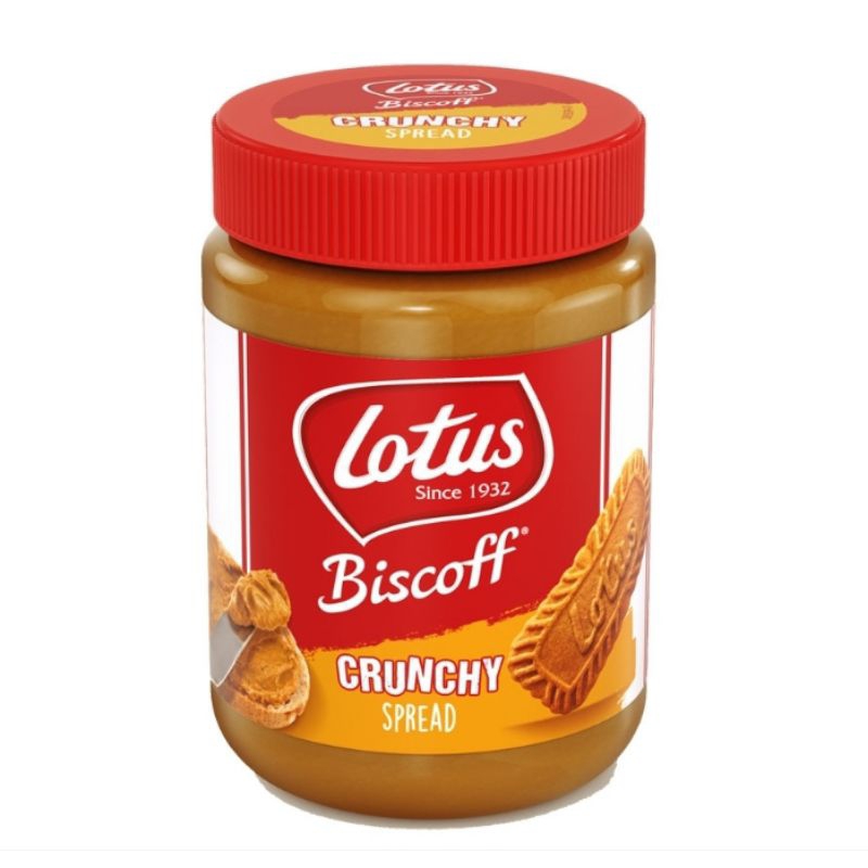 

Lotus biscoff spread crunchy selai caramel biskuit 380g