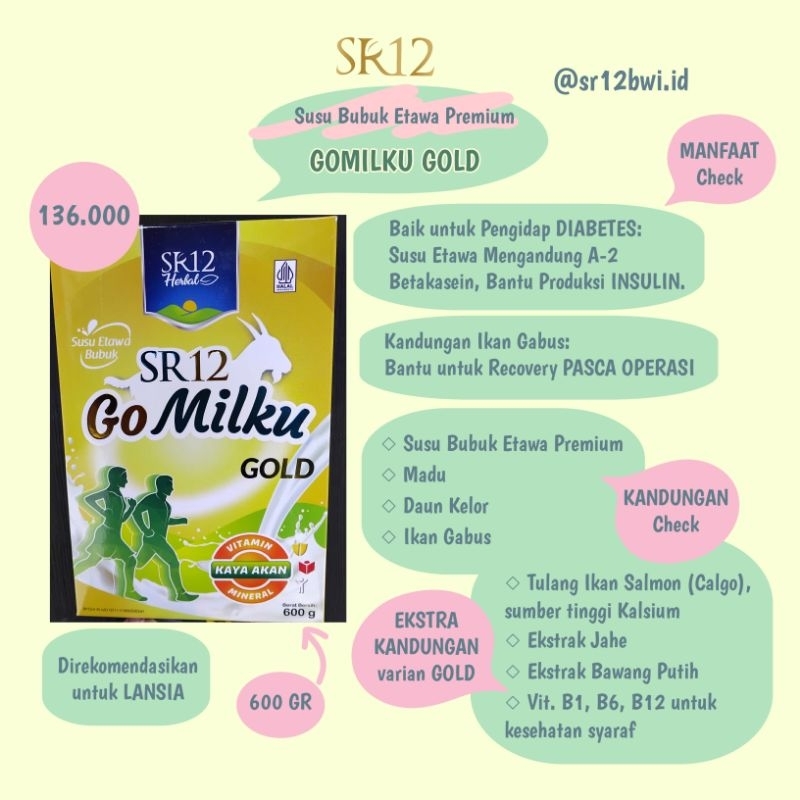 

SUSU ETAWA untuk Lansia: GOMILKU GOLD SR12