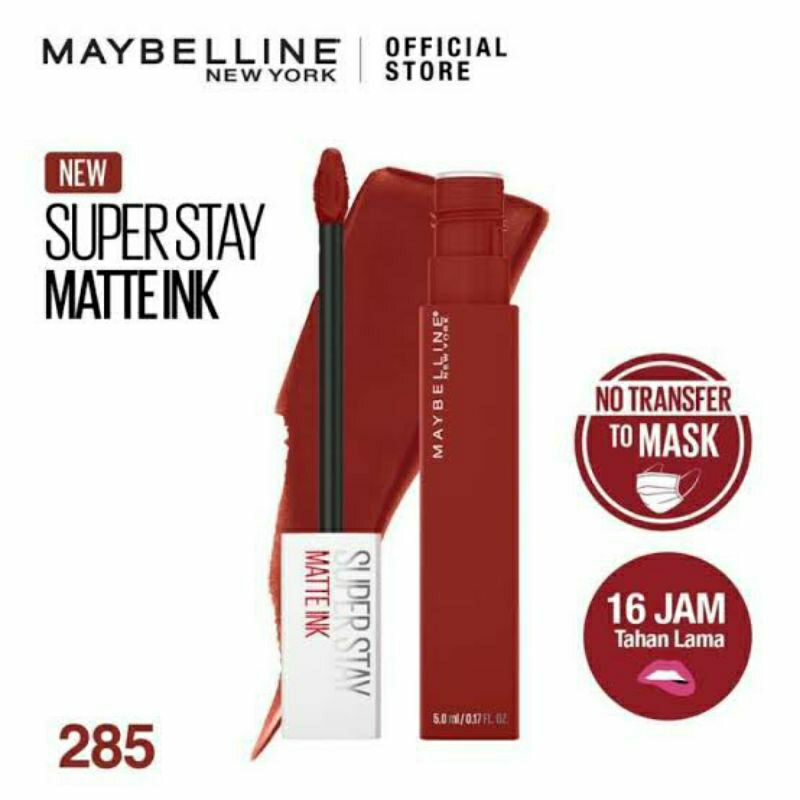 Maybelline superstay matte no. 285
