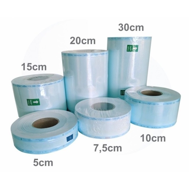 POUCHES STERILISASI, Roll Sterilization Medipack plastic steril