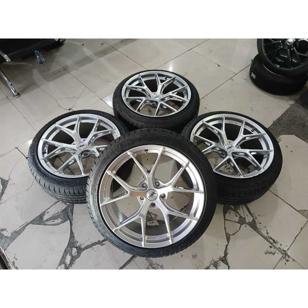 VELG MOBIL BEKAS SEKEN HSR WURZBURGH RING 19 LEBAR 8,5/9,5 PCD 5X114 ET40+ BAN PHI 225 45 R19 VELG U