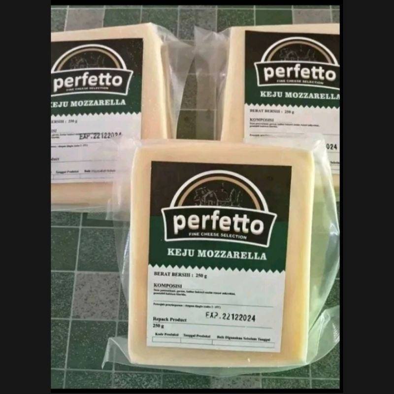 

Keju Mozarella Perfetto 200gr Berkualitas Tinggi