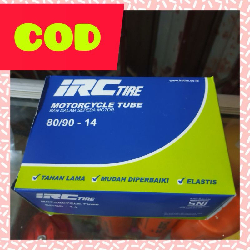 BAN DALAM IRC 80/90-14 BAN DEPAN SEPEDA MATIC