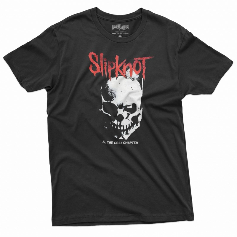 t-shirt slipknot the gray chapter vol.5 motif kaos diatro kaos music metal music hardcore bahan teba