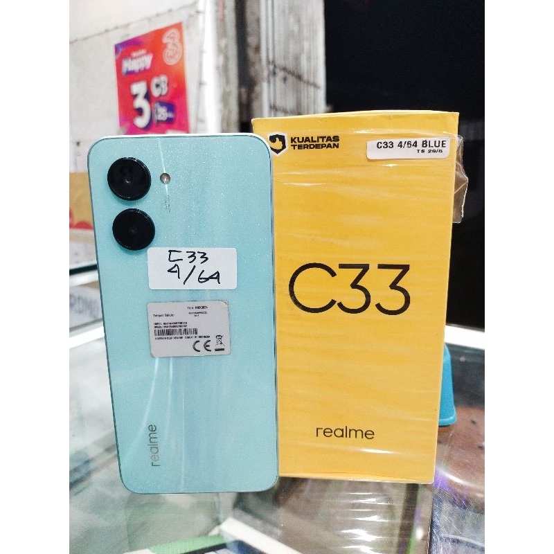 realme C33 ram 4/64gb