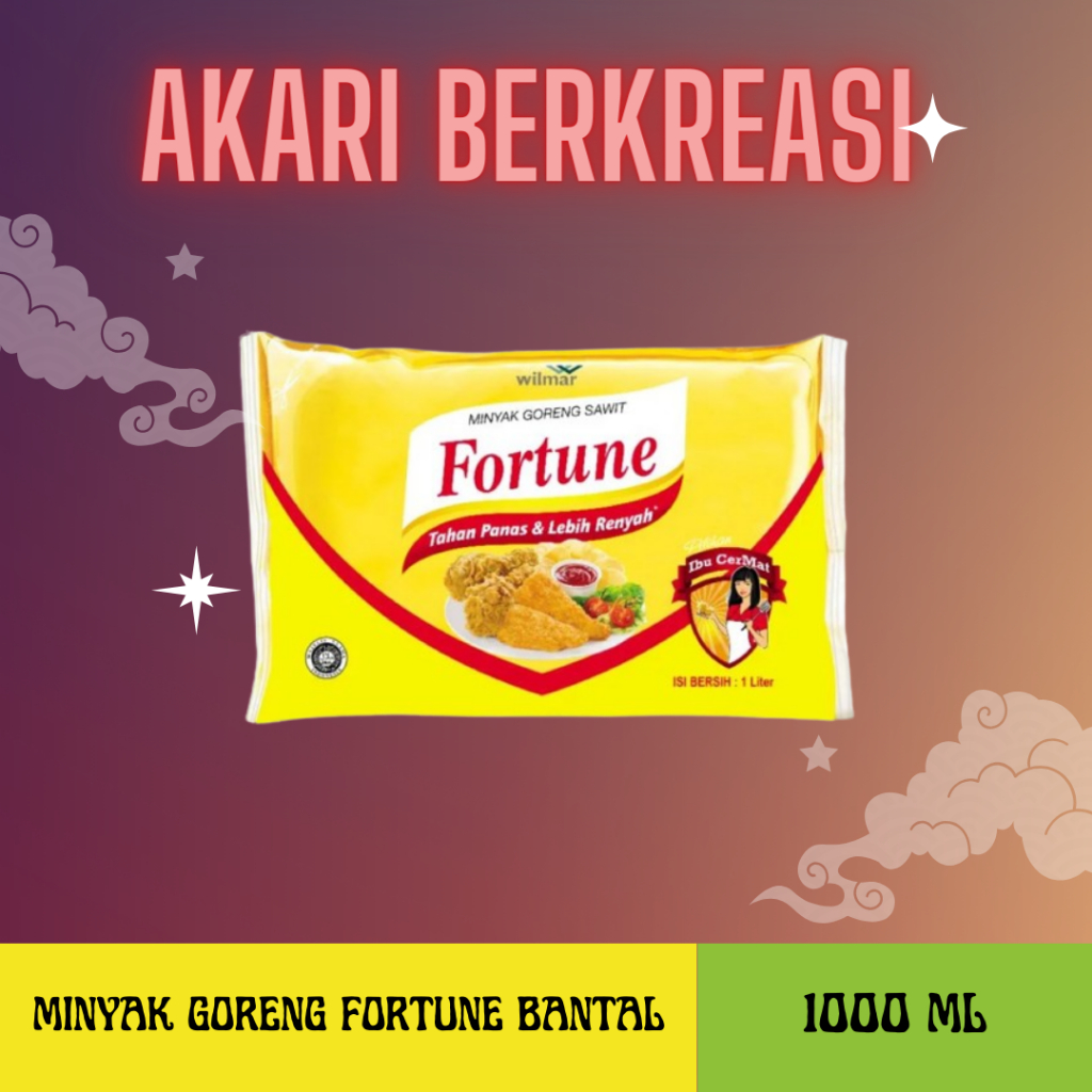 

MINYAK GORENG FORTUNE BANTAL 1 LITER