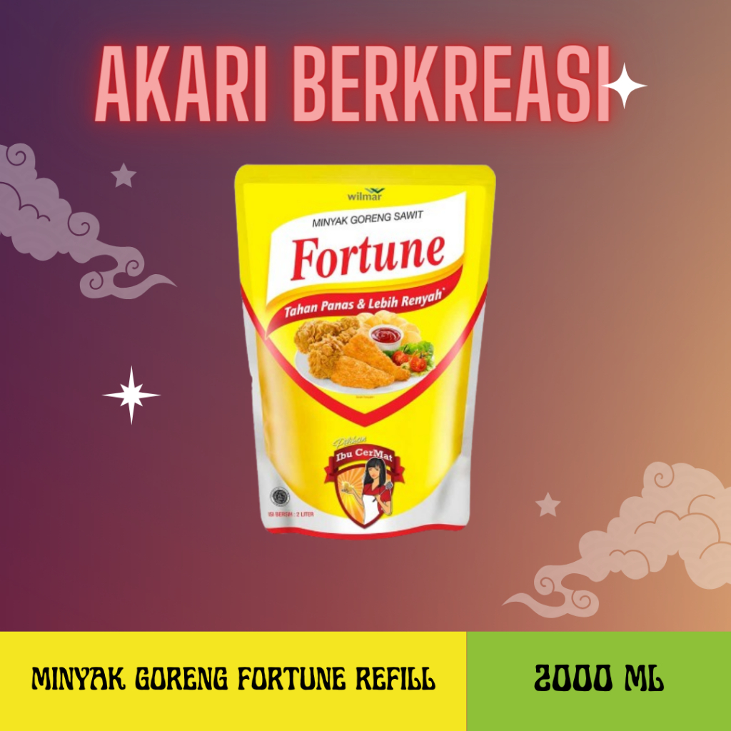 

MINYAK GORENG FORTUNE 2 LITER