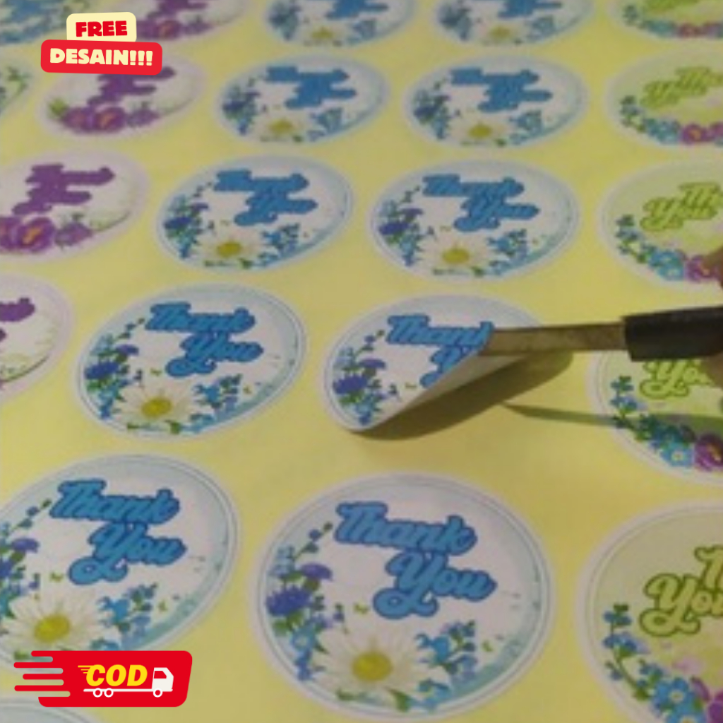 

Cetak Stiker Label Makanan & Kemasan Custom Sesuai Keinginan Free Desain