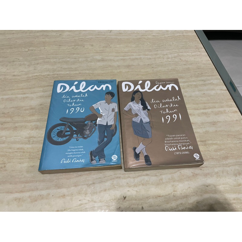 Preloved Novel Dilan 1990 & 1991