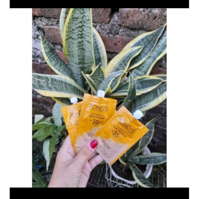 PONDS SUN SERUM SPF 35+ Sachet tanpa kemasan