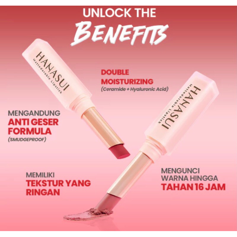 Hanasui mattedorable lipstik