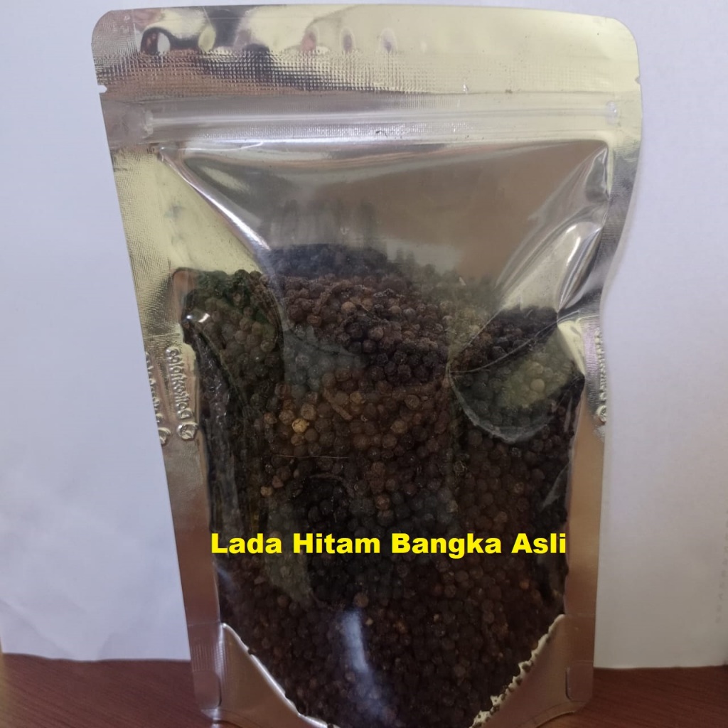 

Lada hitam bangka rasa pedas aroma tajam premium asli 100% 100 Gram