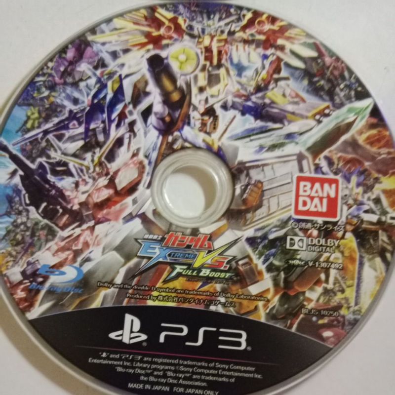 KASET PS3 SECOND GUNDAM