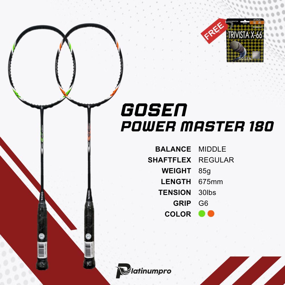 Raket Badminton Gosen Power Master 180