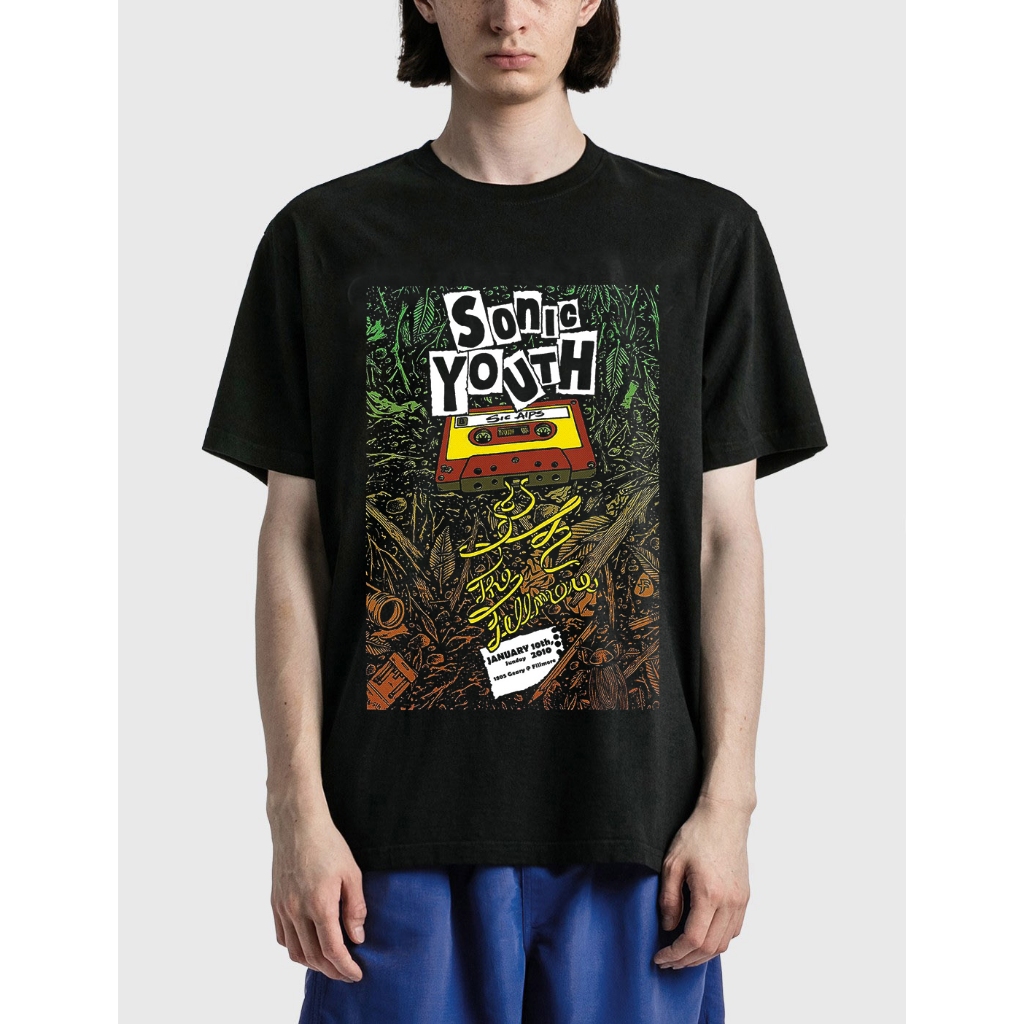 T-Shirt Music - T-Shirt SONIC YOUTH - Kaos Musik SONIC YOUTH