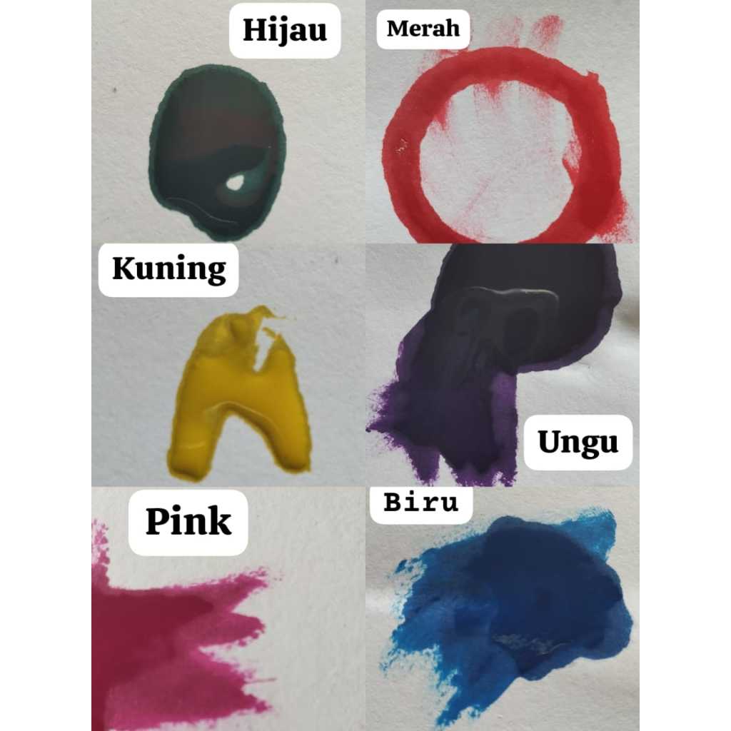 

stempel 4 pcs plus tinta