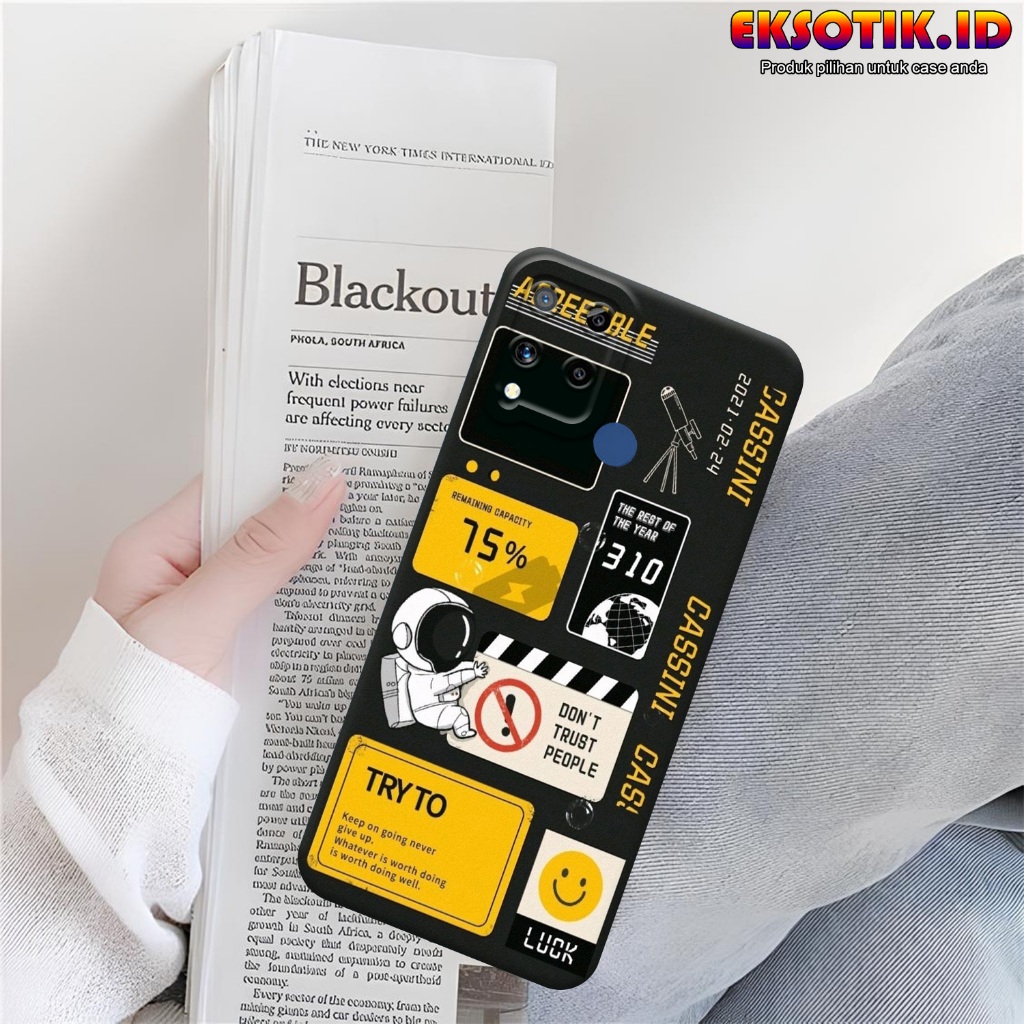 Case Realme C15 - Casing Realme C15 - Fashion Case Terbaru - Silikon Realme C15 - Motif Keren Dan Lu