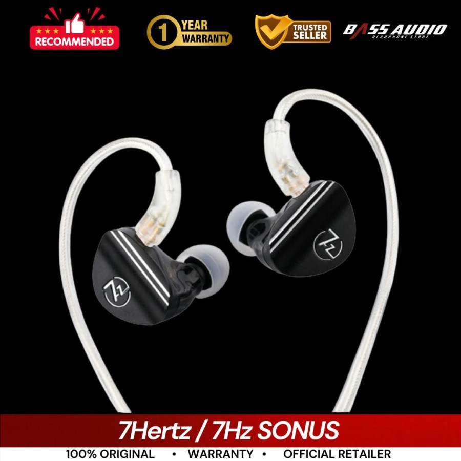 7Hz / 7 Hertz SONUS 1BA+1DD Hybrid Driver In Ear Monitor Earphone