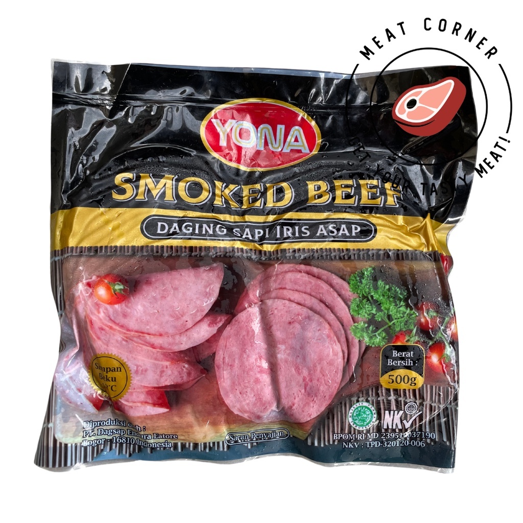 

YONA SMOKE BEEF DAGING SAPI IRIS ASAP 500 GR