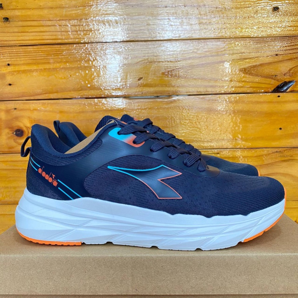 2 VARIASI WARNA SEPATU DIADORA PRIA DIADORA HOLILA NAVY & GREY MAN ORIGINAL COD SNEAKER SPORTY RUNNI