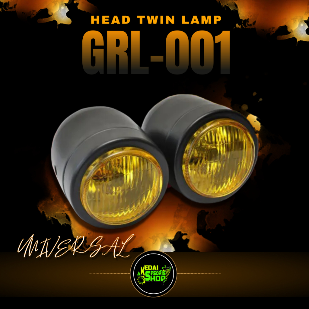 HEAD TWIN LAMP CUSTOM GORILLA HL KACA