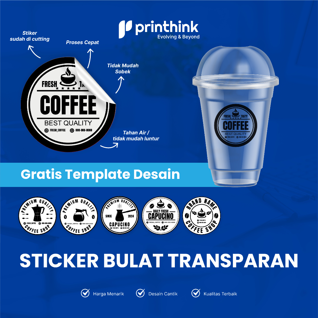 

Cetak Stiker Transparan A3+ Murah Free Template