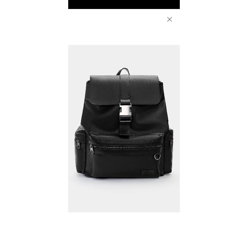 Tas ransel pull and bear original- Hitam