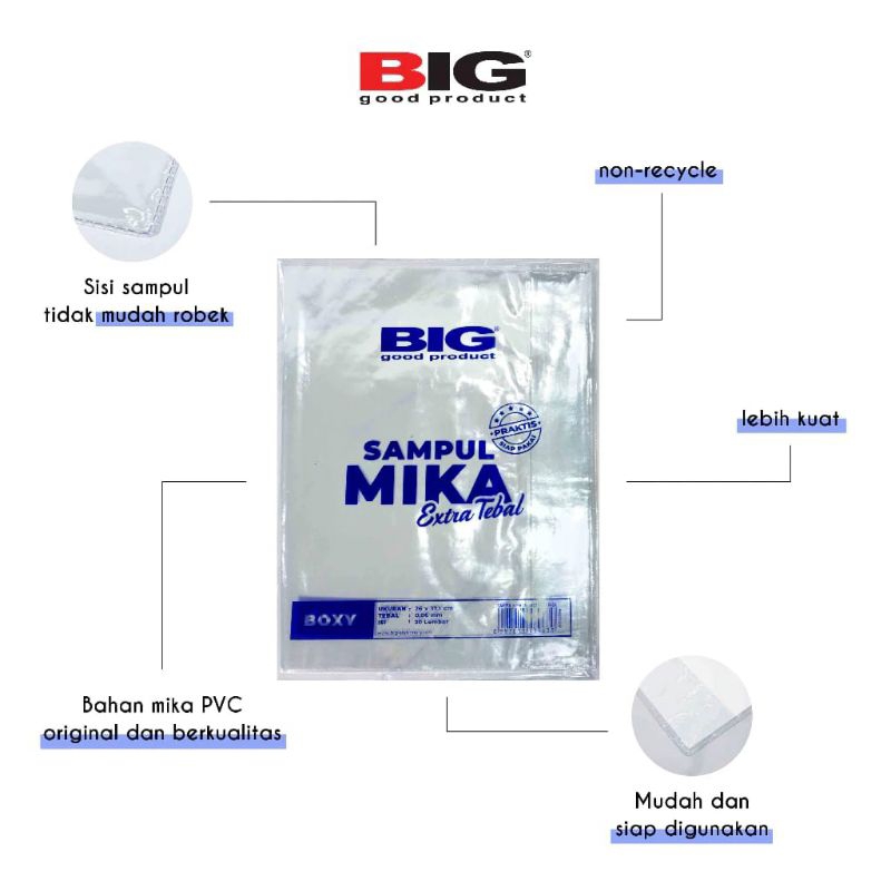 

Sampul Buku Tulis Mika Tebal isi 20 Pcs