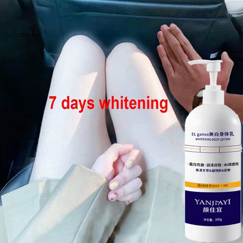 Pemutih badan Lotion Whitening body lotion Lotion pemutih Pemutih permanen badan Bodi lotion 300g Ni