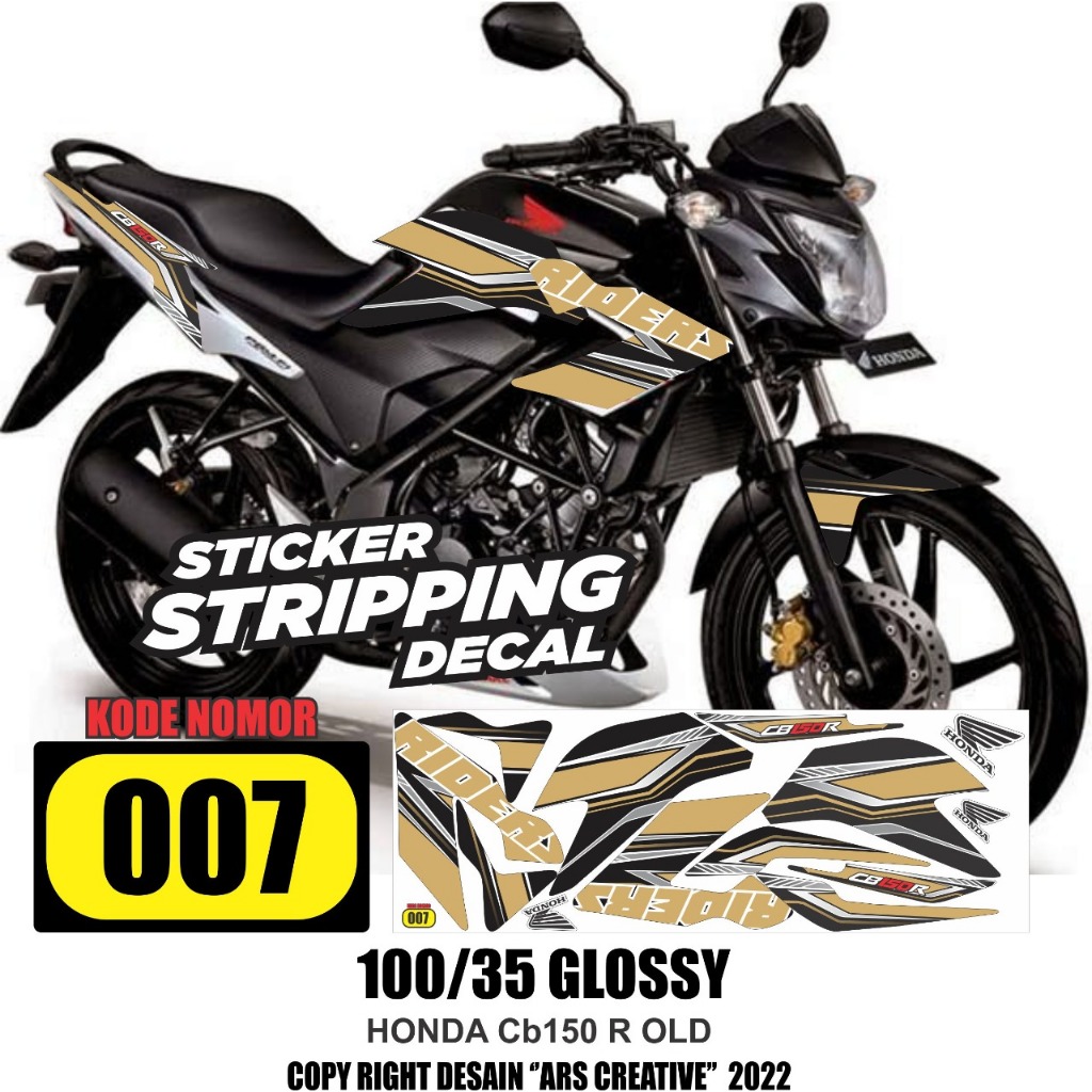 Striping Honda CB150R Old / variasi Honda CB150R Old