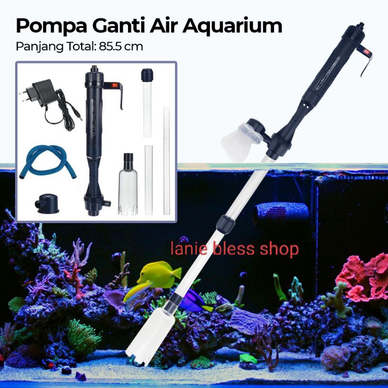 pompa ganti air aquarium water graver cleaner pump  pompa kuras air aquarium elektrik