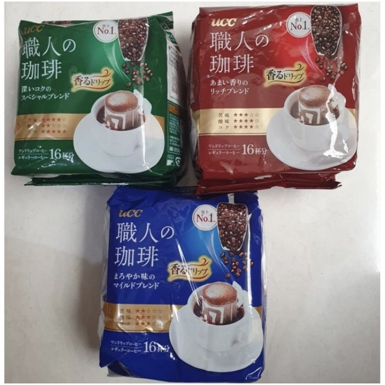 

UCC Craftsman's Drip Coffee (1 pack isi 16 sachet) - Merah