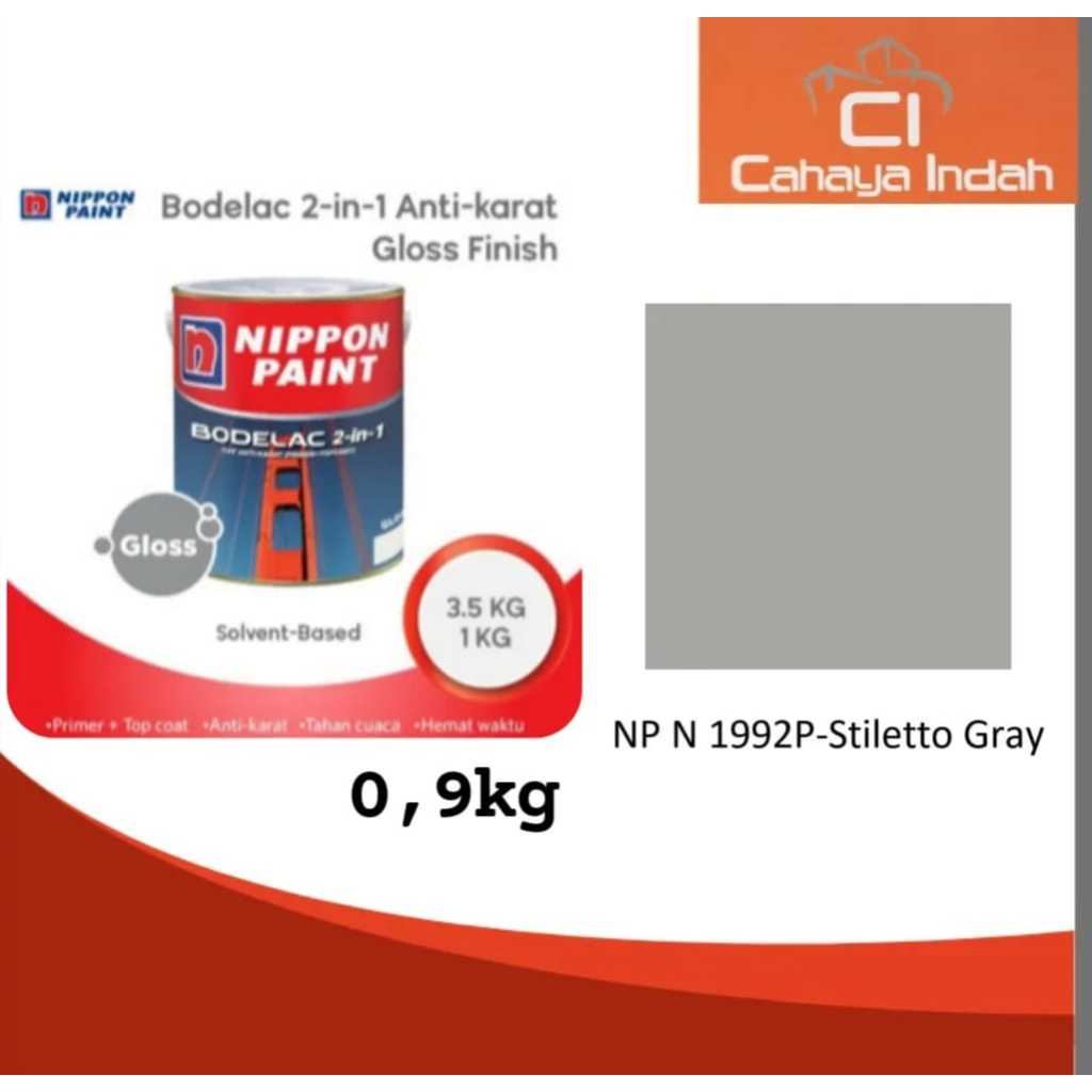 NIPPON PAINT BODELAC CAT BESI BAJA ANTI KARAT PRIMER