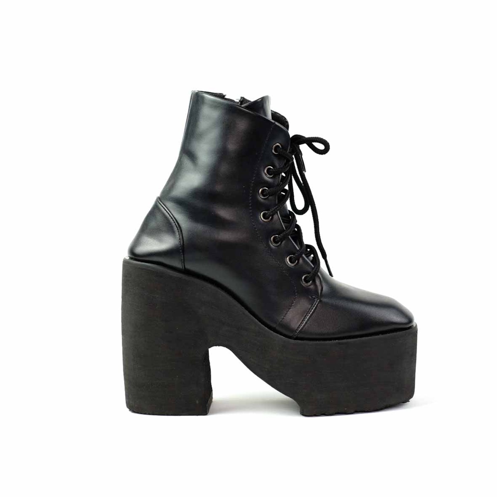 IRV SHOES SEPATU BOOTS DANCE WANITA BLACK DOFF SASHA