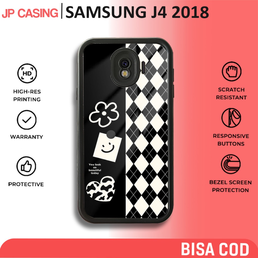 case hp samsung j4 2018  - casing samsung j4 2018 - motif cute 03 - softcase hardcase glossy - casin
