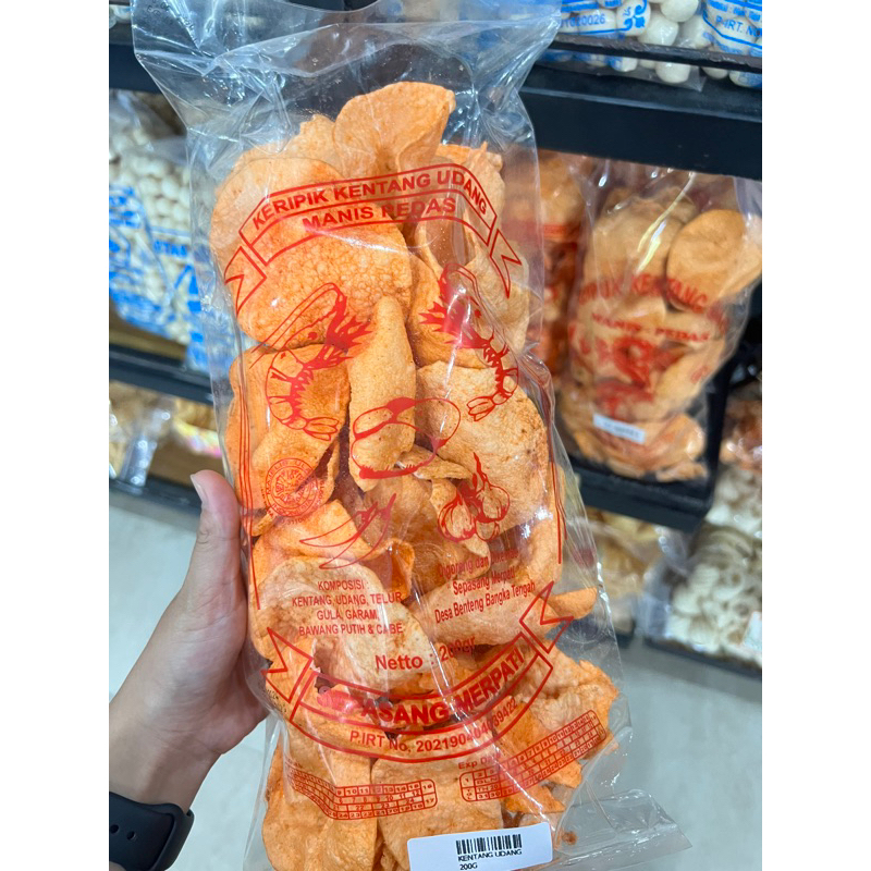 

keripik kentang udang