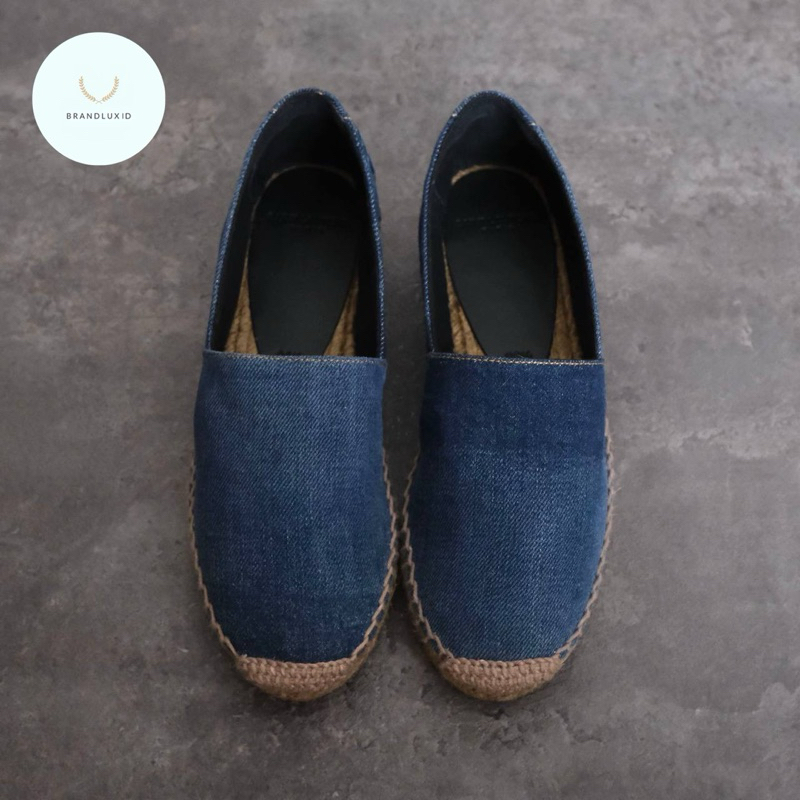 YSL Espadrilles Denim in Blue Denim