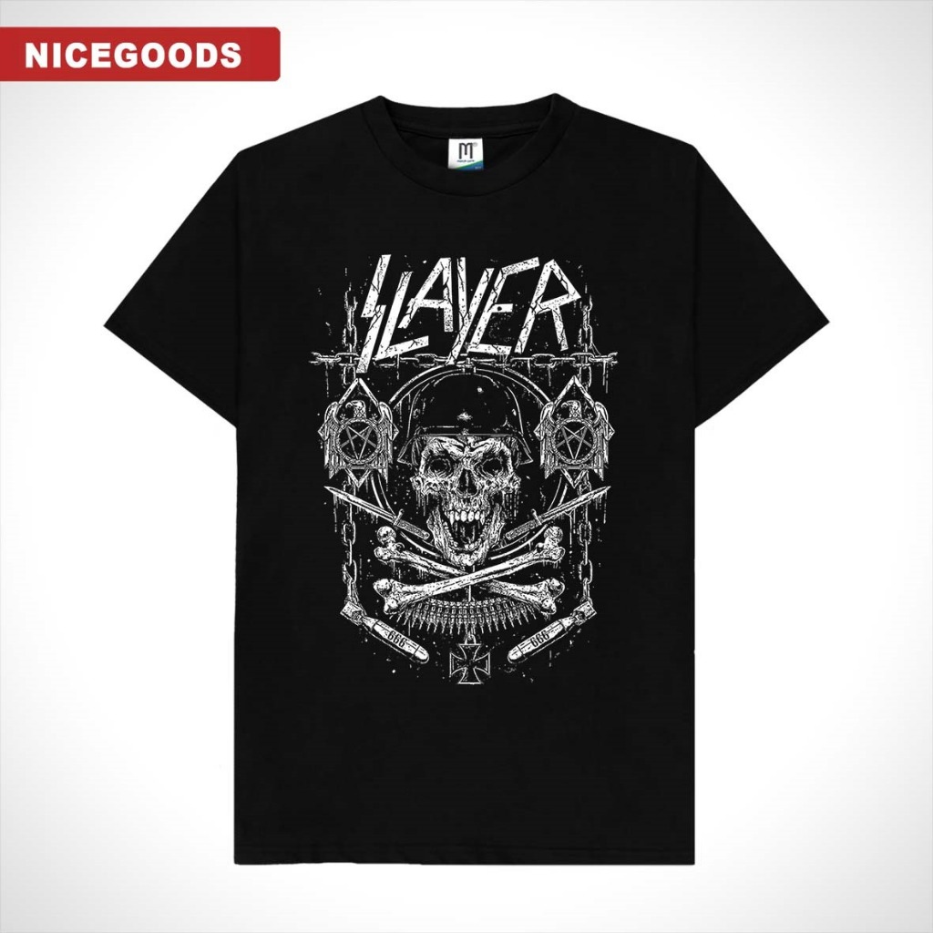 KAOS BAND SLAYER BAJU SLAYER TSHIRT SLAYER KAOS BAND METAL MURAH