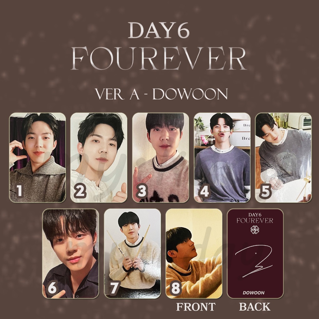 PC-1620, Unofficial Photocard DAY6 Fourever: POCA 2 sisi