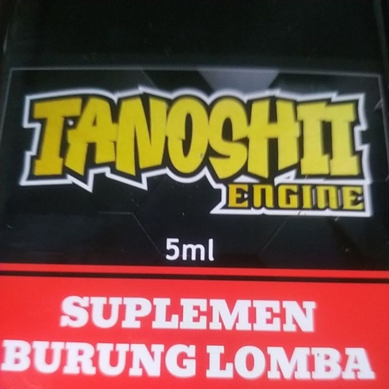 TANOSHII ENGINE SUPLEMENT BURUNG LOMBA / TANOSHII ENGINE DOPING BURUNG LOMBA / TANASHII ANGINE PAKAN