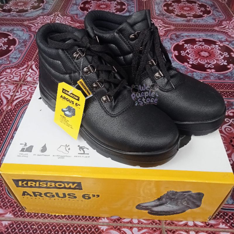 Safety shoes Krisbow ARGUS 6" || Sepatu Safety Krisbow ARGUS 6" || Sepatu Safety ARGUS ORIGINAL