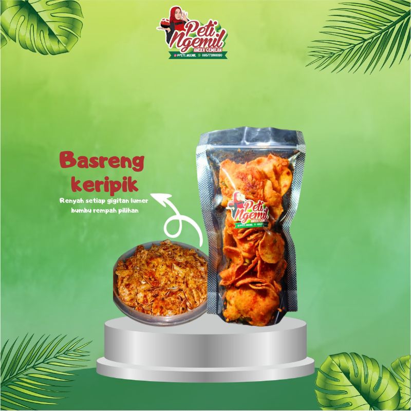 

Basreng keripik kemasan pouch