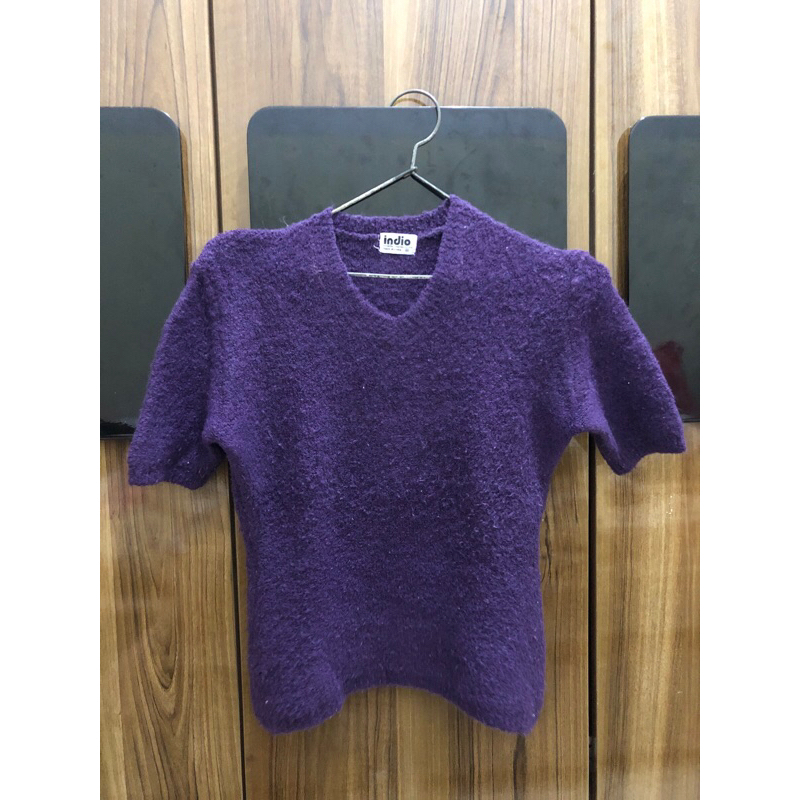 Purple Wool Top