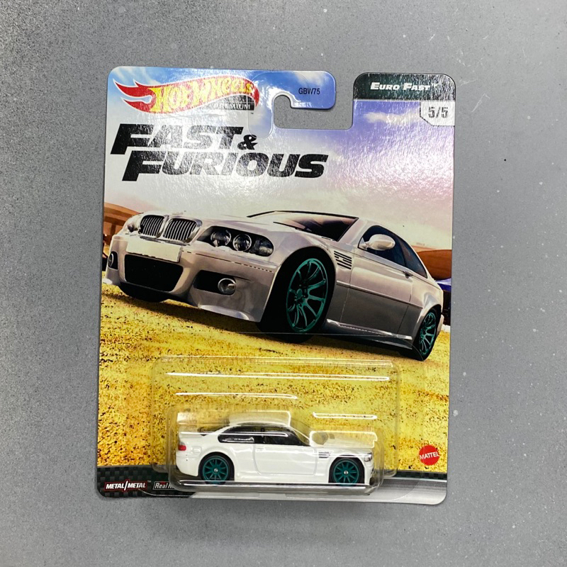 HotWheels BMW M3 E46 Putih Fast and Furious