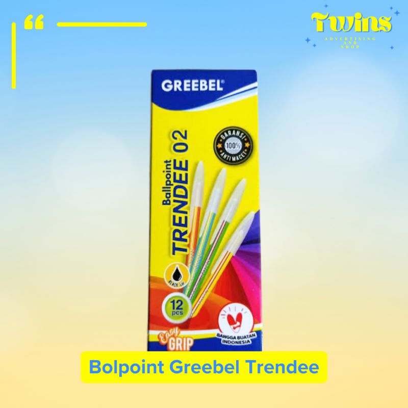 

⭐️TWINS⭐️ BOLPEN GREEBEL | BOLPEN LILIN | BOLPOIN GREEBEL TRENDEE 01