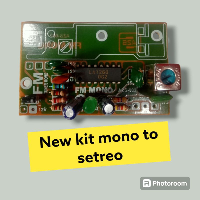 kit fm tuner pakai if biru & pakai cf 10,7  tanpa kepala termurah