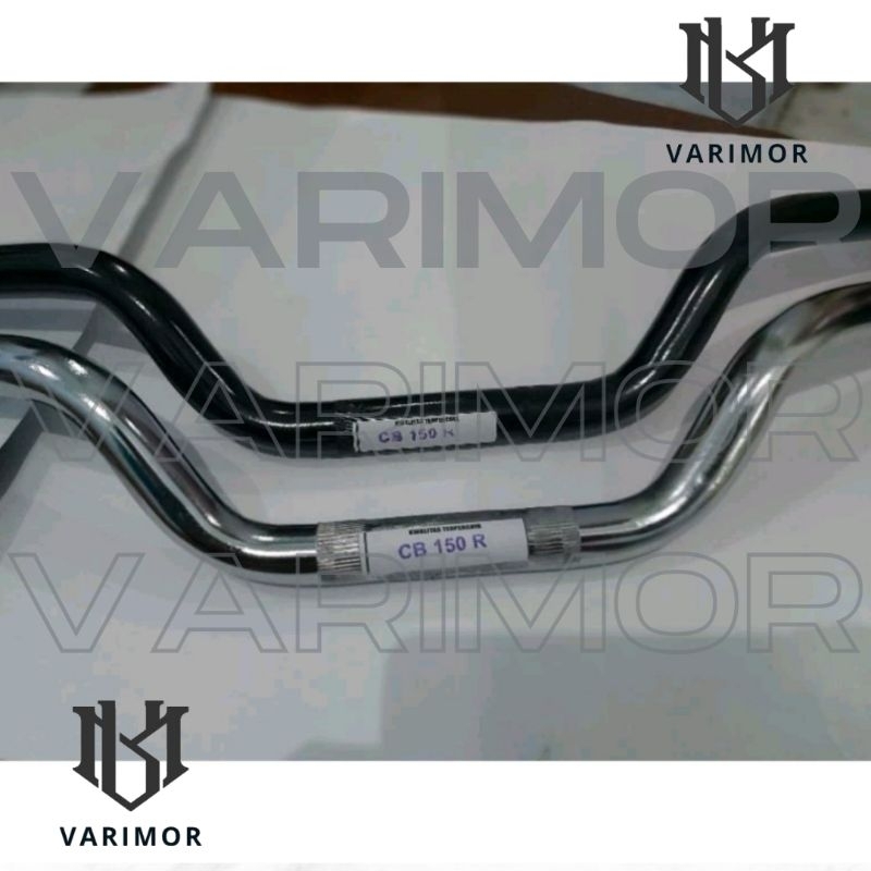 STANG CB 150 R CHROME & HITAM UNIVERSAL