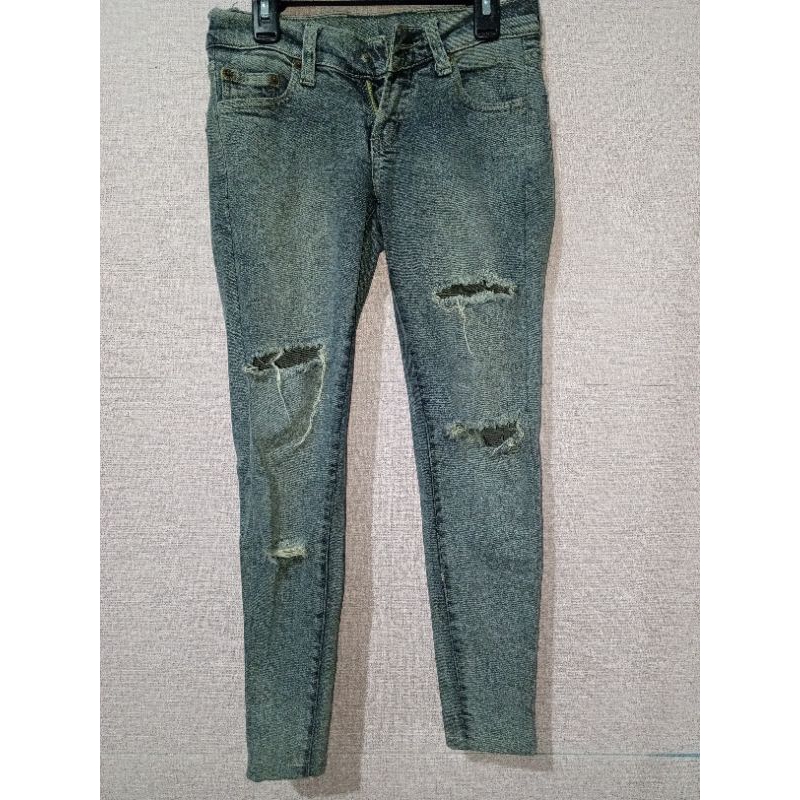 Celana panjang jeans wanita Logus size 27-28 second