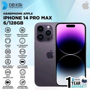 iPhone 14 promax ram 6/128GB